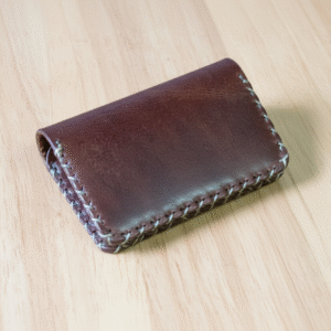 Handcrafted Leather Bifold Card Holder